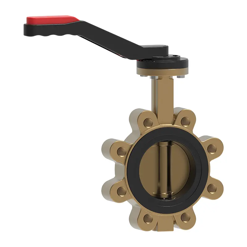 Bronze lug wafer sommerfuglventil