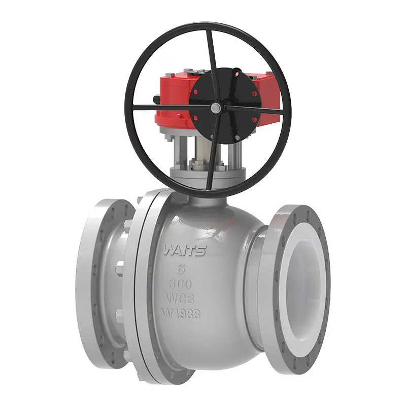 Gear PTFE -foret kugleventil