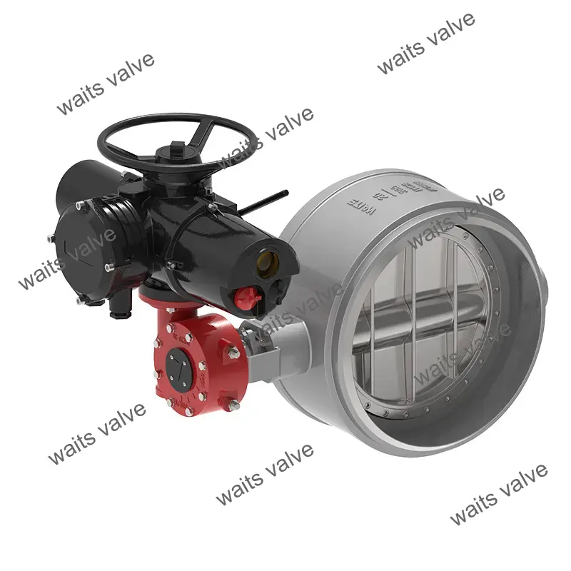 Three Eccentric Hard Seal Welded Butterfly Valve