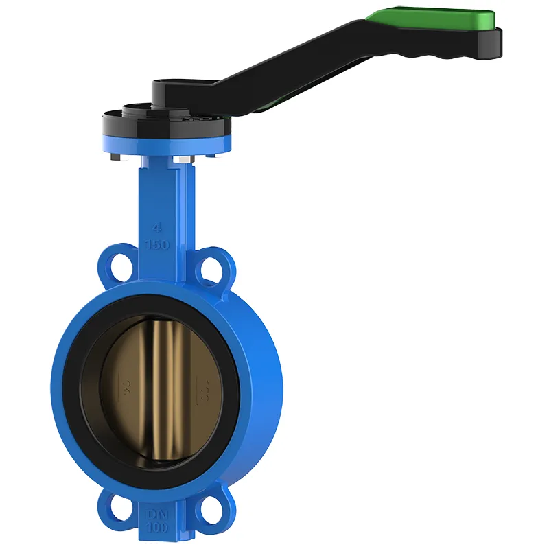Håndtag Wafer Koncentrisk Butterfly Valve Al Bronze Disc
